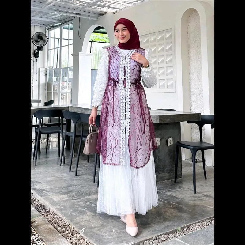 Yuka Setelan Baju Lebaran Kondangan Pesta Wanita Inner Outer