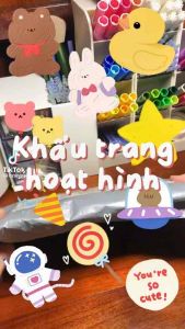 [NEW] Khẩu trang hoạt hình Cute KN95 chuẩn loại 1 cao cấp