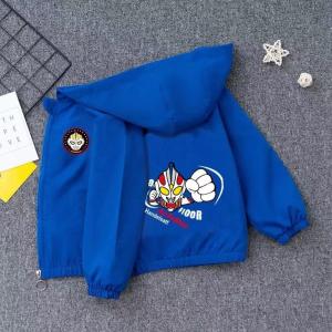 เสื้อกันหนาวเด็ก เสื้อแขนยาวเด็ก ซิปหน้า มีฮู้ด size 100-150 สำหรับเด็ก 2-8 ปี V129 *ส่งจากไทย