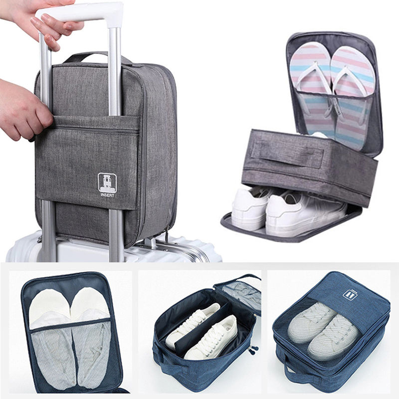 Borsa porta scarpe da viaggio in rete impermeabile, custodia portatile per scarpe Kasut
_voghion.com