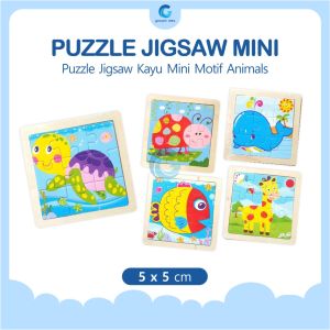 Puzzle Kayu Mini Anak Animals Binatang