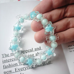 🎀Lacina🎀Cartoon Cream Star Bracelet Cute Sweet Girl Fashion Bracelet