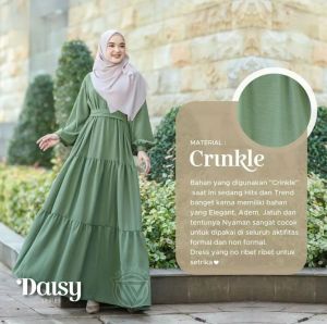 ND Fashion Gamis Crinkle/Dress crinkle Airflow Daisy Dress modern 2022