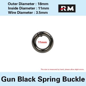 5/10Pcs Zinc Alloy Spring Ring Open O Ring Spring Buckle Key Ring Handbag Mobile Phone Bag Accessories Diy Hooks Chain Metal Snap Buckle Lady Bags Hanging Ring Carry Ring Coil