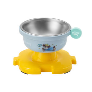 MAODEBEAR Stainless Steel Pet Bowl Dopamine Cat Food Bowls Elevated Bowl Anti-Slip Neck Protection Cat Feeder