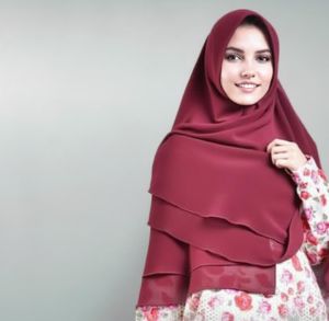 Baru Nibras Hijab NH Alexandria Khimar Pad Bahan High Quality Cerutty