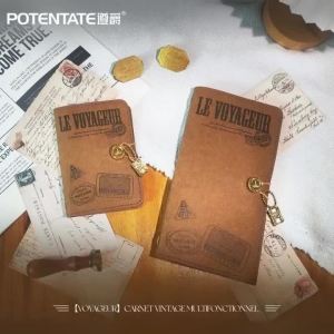 Giấy vẽ màu nước POTENTATE Retro Travel Cotton Pulp 300g sổ vẽ TN dụng cụ vẽ tranh di động đồ dùng nghệ thuật cho phác thảo ngoài trời
