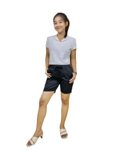 Putri Nasya - Celana Big Size Pendek 1/4 KFTRLT Ukuran 8L6L5L4L2LXLS fit to L Warna Capucino Cream Moca Abu Hitam Navy