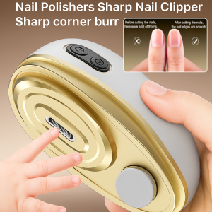 Electric Rechargeable Nail Grinder for Adults Baby Safe Multifunctional Manicure Pedicure Tool Automatic Nail Trimmer Clipper