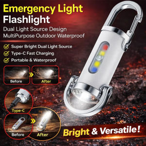【Three-In-One Multi-Function】Emergency Light Flashlight Power Bank Portable Rechargeable Battery Multi-Use Handheld Device