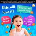 Scott's DHA Gummies Strawberry + Orange 60s [Pack of 2] Helps Support Brain Development. 