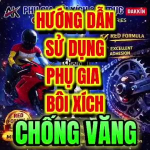 COMBO 3 CHAI PHỤ GIA AKLUBE BÔI XÍCH VÀ Ổ TRỤC CHAIN LUBE PROMAX - ĐẦU SÓI XANH 120ML