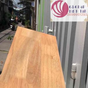 Gỗ nguyên miếng gỗ thịt không thấm nước gỗ ghép cao su gỗ làm kệ nhièu kích thước