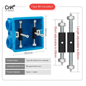 Saklar Dinding Baut Sekrup Reparasi STOP KONTAK Dinding Breaket Road Socket SET 86mm