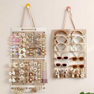 Hair Clip Storage for Women Girls Hair Bows Organizer Wall Hanging Hair Decor Hair Rope Clasp Glasses Tidy Space Saving