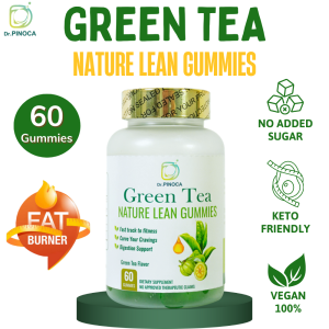 Green Tea Gummies Nature Lean Dr Pinoca Garcinia Cambogia Fat Burner Extract Weight Loss Appetite Suppression