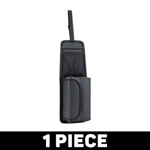 Multi-Pocket Car Seat Side Storage Bag with Tissue Box Mesh Pocket Bottle Holder Car Organizer for Stowing Tidying