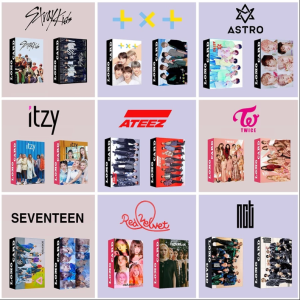 BESFOME 30pcs/set Kpop ATEEZ Lomo cards Stray kids GOT7 TWICE TXT NCT 2020 ITZY ENHYPEN HD photo album photocard for fans gifts