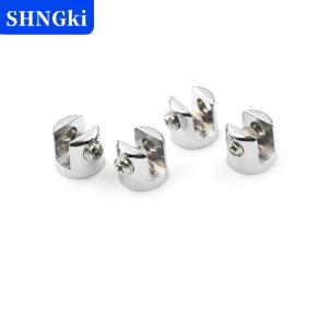 [COD] 🔥🔥🔥SHNGki 4pcs 6-8mm Khung kính kẽm Chrome hợp kim Kệ chủ hỗ trợ kẹp