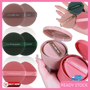 7pcs/Set Makeup Powder Puff Isolation Air Cushion Makeup Sponge Wet and Dry Soft Circular Sponge Puff Makeup Tool
