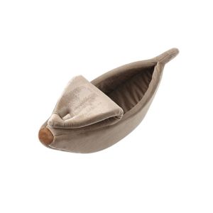IPIE2 Soft Small Medium Large Cave Kennel Pet Winter Supplies Mat Basket Banana Cat Bed Pet Sleeping Bag Dog Bed Cat Cushion