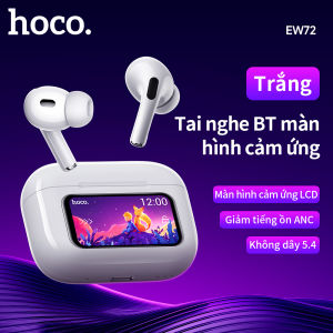 【100% gốc】Hoco ew72 không dây chuẩn TWS ANC Tai nghe giảm tiếng ồn bluetooth5.4 LED thông minh Màn hình cảm ứng Bluetooth Tai nghe kèm micro hỗ trợ trượt điều chỉnh/16 ngôn ngữ cho tất cả điện thoại thông minh
