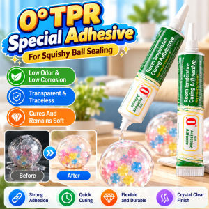 TPR Squeezable Ball Sealing Glue Room Temperature Curing Adhesive Stress Ball Restoration Glue Stress Relief Toy Repair Glue TPR Ball Repair Adhesive Stress Toy Fix Glue