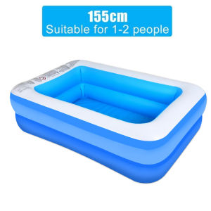 ★COD➹adult inflatable and home swimming pool size 180*140*60cm