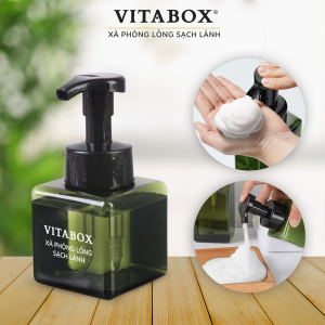 Chai ấn tạo bọt 250ml - nhựa PETG bền đẹp