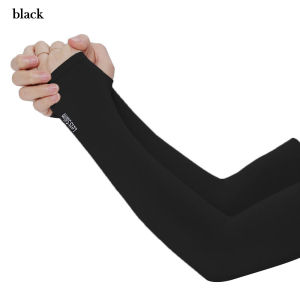 GLASSES VIEW Exposed thumb Running Sportswear Basketball Outdoor Sport Arm Sleeves Sun Protection Arm Cover