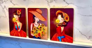 Tranh Phòng Ngủ Bé Tranh Động Vật Tranh Canvas Tranh Tráng Gương Tranh Phòng Ngủ Tranh Decor