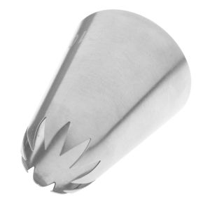 【Comfortable House】 COD # C10หัวฉีดท่อขนาดใหญ่ครีมเค้กเคล็ดลับการตกแต่งไอซิ่ง10ฟันใกล้ดาว