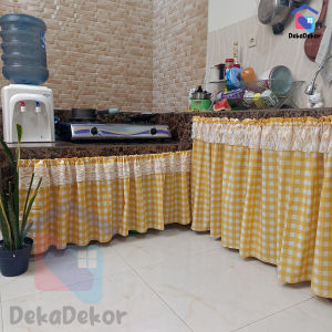 Hordeng Kolong Dapur Rumbai Cantik Series Picnic Katun