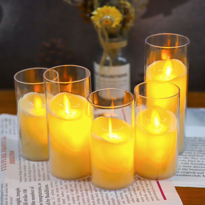 LED Candle Lights Flameless Candle LED Glass Candle Lazada PH