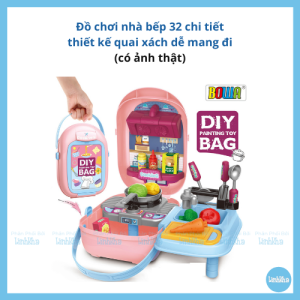 Bộ Đồ Chơi Nhà Bếp 32 chi tiết Thuộc Đồ Chơi Nhập Vai Bowa 8774 - Mini Kitchen Toys