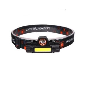 SENTER KEPALA LED 2IN1 HEADLAMP COB RECHARGER Senter Kepala Multifungs-Senter Camping
