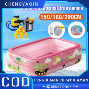 Kolam Renang Anak 1 Set Pompa / Kolam Renang Anak Free Pompa / Kolam Renang Anak Anak / Kolam Renang Besar Jumbo / Kolam Renang Anak Murah Inflatable Swimming Pool For Kids / Pink Kolam Renang Anak dan Bayi jumbo / Kolam Renang Anak / Kolam Renang Karet