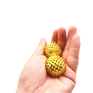 2pcs Magnetic Spike Acupuncture Therapy Hand Palm Body Massage Ball Foot Reflexology Soles Acupoint Muscle Pain Relief Yoga Soreness Stretching Massager Tool