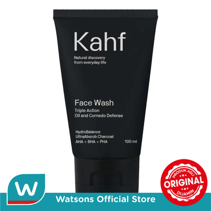 Kahf Face Wash Triple Action 100Ml Lazada Indonesia