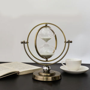 Jam Pasir Vintage Rotate Hourglass Timer Clock Vintage Sandglass Home Decoration