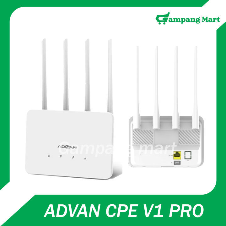 ADVAN CPE V1 PRO MODEM WIFI ROUTER 4G LTE [UNLOCK OPERATOR] | Lazada ...