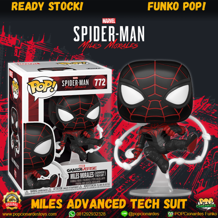 PoP Marvel Spider-Man Miles Morales Advanced Tech Suit 772 Funko