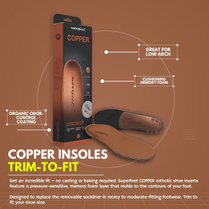 SUPERFEET COPPER (TRIM-TO-FIT)(Orthotic Design)