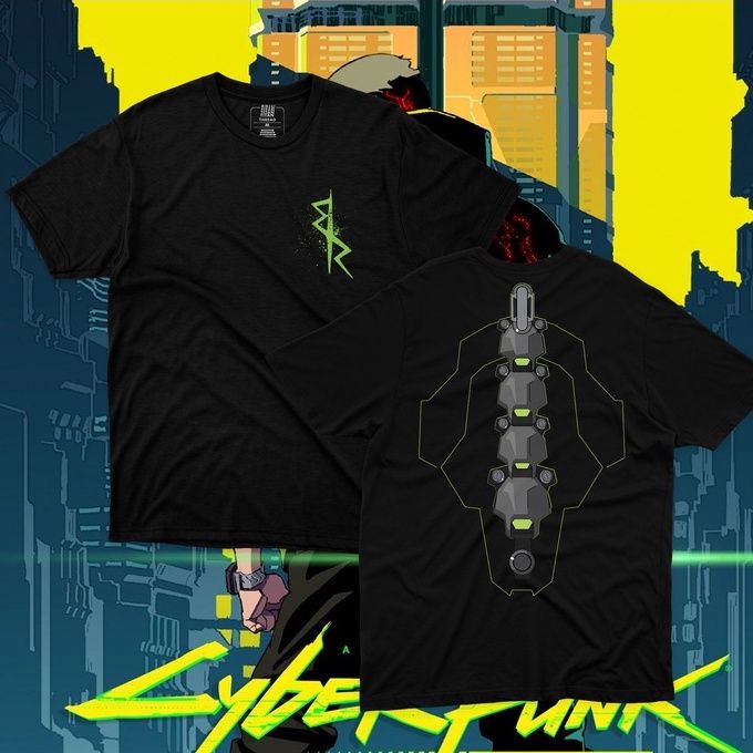 【จัดส่งที่รวดเร็วในสต็อก】 Cyberpunk 2077 Edgerunner Shirt David Back ...