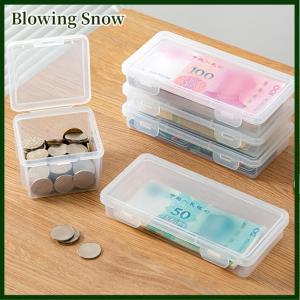 Blowing Portable Storage Box Paper Money Album Currency Case Storage Collection Boxes Holder Transparent Plastic Case
