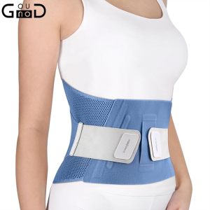 GOUNOD  Back Support Brace Adjustable Lumbar Support Belt with Patented Bionic Support System Waist Wrap for Lower Back Pain Relief Injuries Sciatica Scoliosis Herniated Disc Heavy Lifting Work