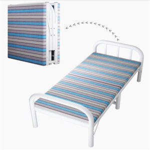 เตียงนอนพับได้ เตียงเดี่ยว เตียงงีบ ไม่ต้องประกอบ รับน้ำหนักได้ 200kg Folding bed เตียงเหล็ก เตียงพับ
