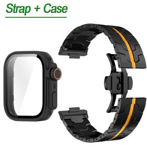 Luxury Stainless Steel Strap + Case For Huawei Watch Fit 4 Pro Titanium Metal Bracelet WatchBand and Change to Ultra 2 For Huawei Watch Fit 4 3