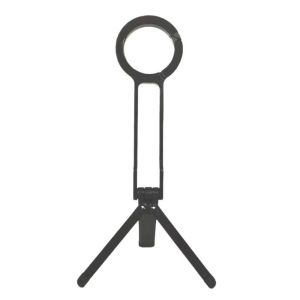 BENYTRO ic Phone Tripod Stand Foldable Adjustable Angle Phone Stand Lightweight Desk Phone Mount Travel Use