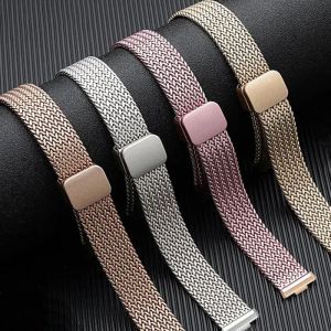 Stainless Steel Band for Huawei Watch Fit 5 5 Pro Smart Watch Magnetic Folding Band